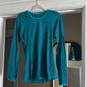 Blue smartwool long sleeve